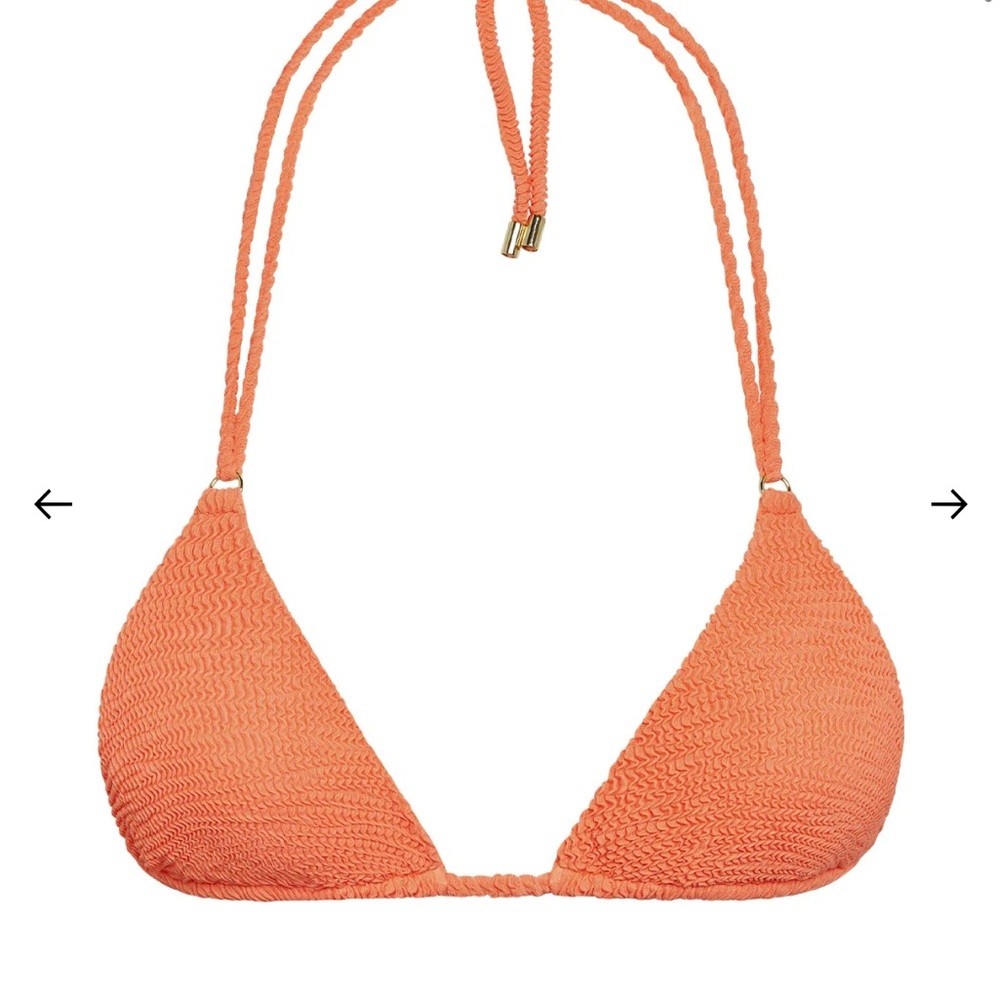 Monday Swimwear Orange Bikini Top